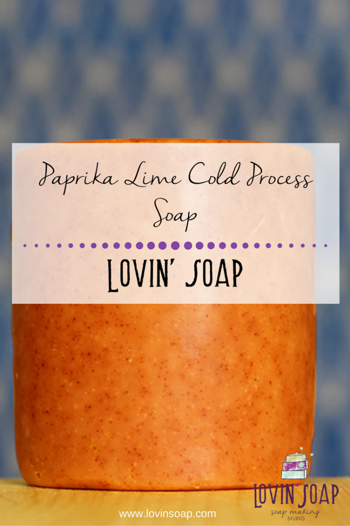 Paprika Lime Cold Process Soap