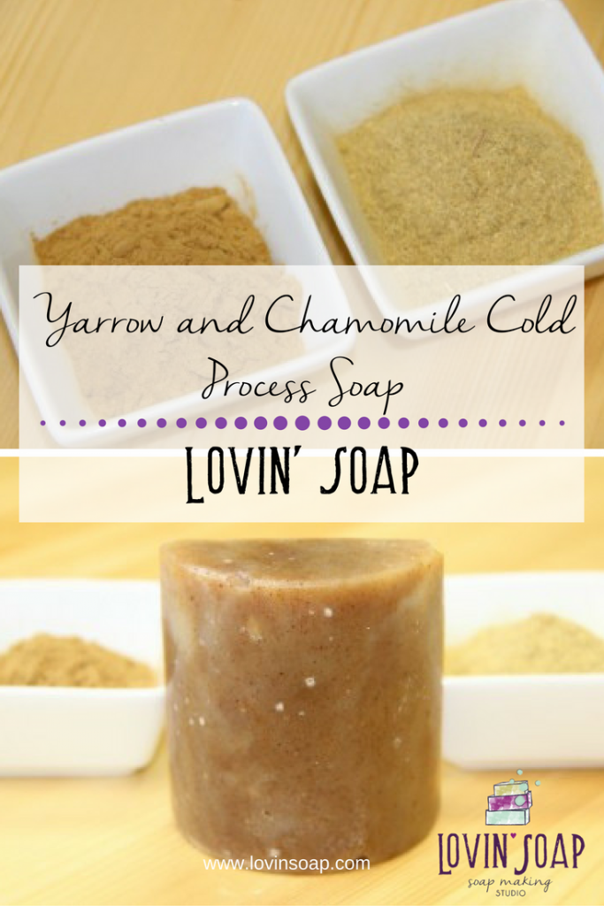 Yarrow and Chamomile Cold Process Soap