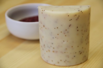 blueberry seed exfoliating soap