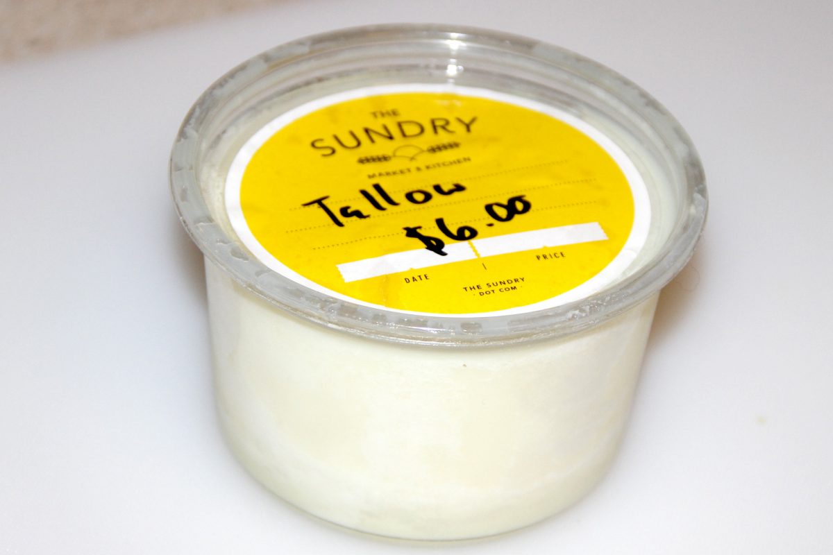 tallow for soapmaking