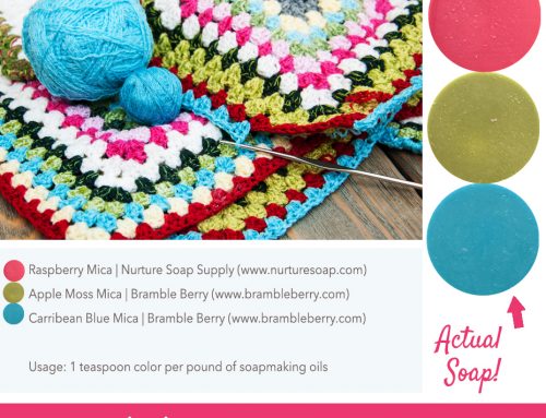Colorful Crochet Soap Color Palette
