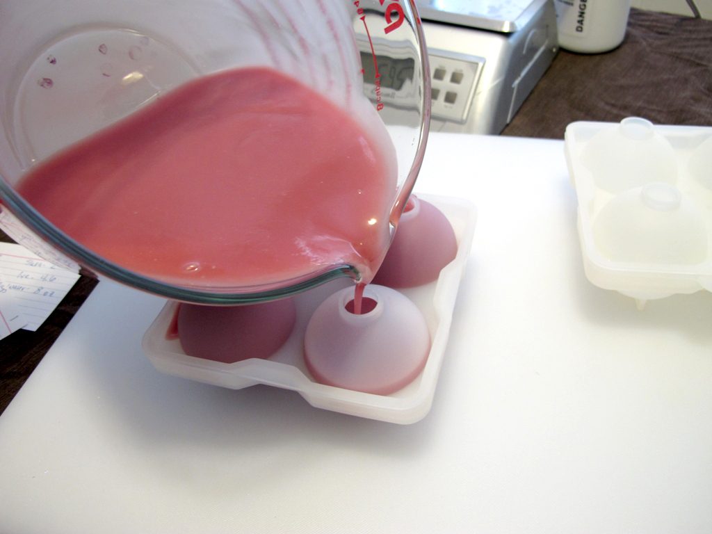 pouring-cranberry-soap