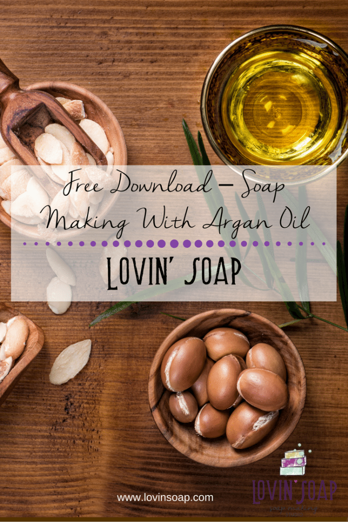 soap making with argan oil