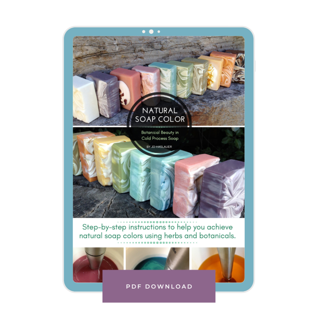 Natural Soap Color eBook by Jo Haslauer Lovin Soap Studio