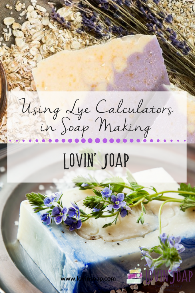 Lye calculators in soap making
