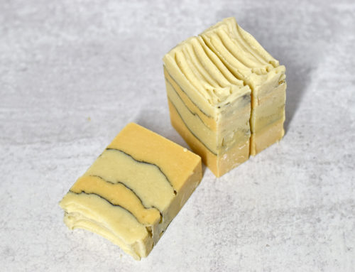 Lemon Buttermilk Soap – Layers and Charcoal Line