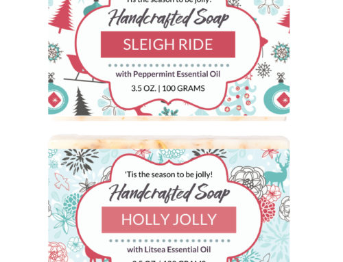 New Holiday Soap Labels added to the Soap Label Vault