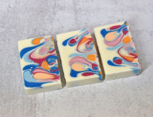 How to Make a Drop Swirl Cold Process Soap Design